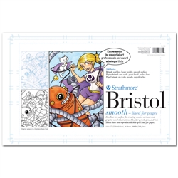 BRISTOL PAD COMIC SEQUENTIAL 11x17 inches 100 LB 24 sheets 25-611