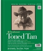 SKETCH PAD TONED TAN 11x14 inches 24 sheets 80LB STRATHMORE 412-11