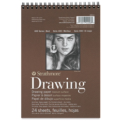 DRAWING PAD STRATHMORE 6x8 inches 24 sheets 80 lb- SM400-2