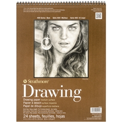 DRAWING PAD STRATHMORE 11x14 inches 24 sheets 80 lb- 400-5