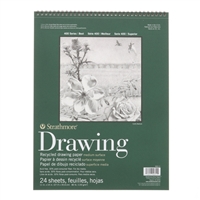 DRAWING PAD STRATH RECYCL 11X14 SPIRAL 24SH 80LB 443-11