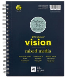 MIXED MEDIA PAD VISION 7x10  STRATHMORE 70Sht. 662-57