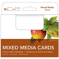 MIXED MEDIA CARDS STRATHMORE - 3.5 x 4.8 - 10PK 105-18