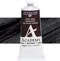 GRUMBACHER ACRYLIC BURNT UMBER 90ML C024