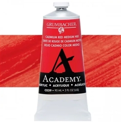 Grumbacher Academy Acrylics Cadmium Yellow Medium Hue 90 ml