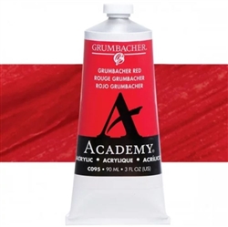 GRUMBACHER ACRYLIC GRUMBACHER RED 90ML C095