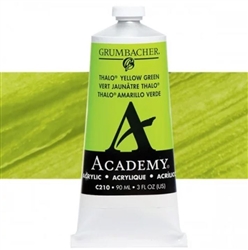 GRUMBACHER ACRYLIC THALO YELLOW GREEN 90ML C210