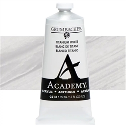 GRUMBACHER ACRYLIC TITANIUM WHITE 90ML C212