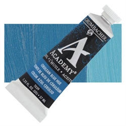 GRUMBACHER ACADEMY OIL CERULEAN BLUE 37ML T039