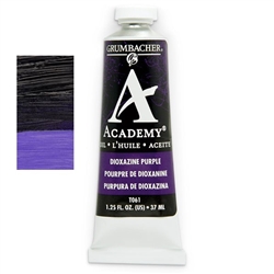 GRUMBACHER ACADEMY OIL DIOXAZINE PURPLE 37ML T061