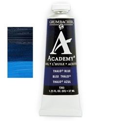 GRUMBACHER ACADEMY OIL THALO BLUE 37ML T203