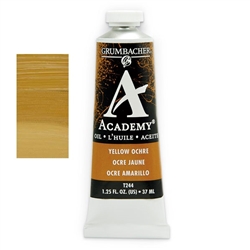 GRUMBACHER ACADEMY OIL YELLOW OCHRE 37ML T244