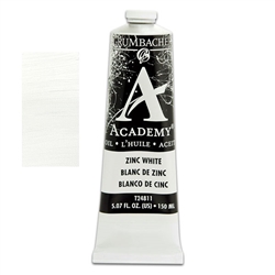 GRUMBACHER ACADEMY OIL 150ML ZINC WHITE T248-11