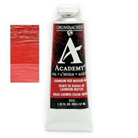 GRUMBACHER ACADEMY OIL CADMIUM RED MEDIUM 37ML T313