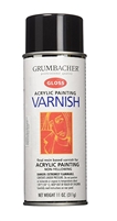 GRUMBACHER ACRYLIC SPRAY VARNISH GLOSS 11OZ GR 547