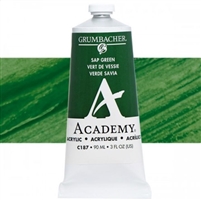 GRUMBACHER ACRYLIC SAP GREEN 90ML C187