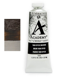 GRUMBACHER ACADEMY OIL VAN DYKE BROWN 37ML T222