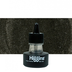 Higgins Black Non-Waterproof Ink 1oz