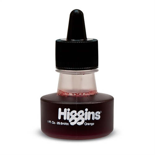 INK HIGGINS WATERPROOF PIGMENTED BLACK INDIA INK 1OZ 44201