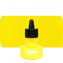 INK HIGGINS WATERPROOF PIGMENTED LEMON YELLOW 1oz 44625