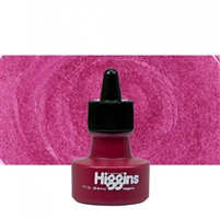 INK HIGGINS WATER PROOF PIGMENTED MAGENTA 1oz 44665