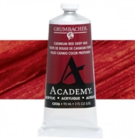 GRUMBACHER ACRYLIC CADMIUM RED DEEP HUE 90ML C026