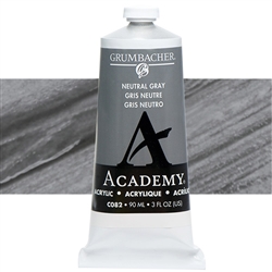 GRUMBACHER ACRYLIC NEUTRAL GRAY 90ML C082