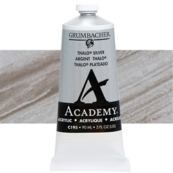 GRUMBACHER ACRYLIC THALO SILVER 90ML C195