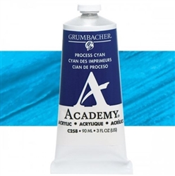 GRUMBACHER ACRYLIC PROCESS CYAN 90ML C258