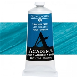 GRUMBACHER ACRYLIC TURQUOISE GREEN 90ML C309