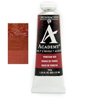 GRUMBACHER ACADEMY OIL VENETIAN RED 37ML T223