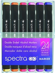 MARKER SET CHARTPAK SPECTRA ADD MARKER - BASIC COLOR 24/SET CHSBASIC24AD