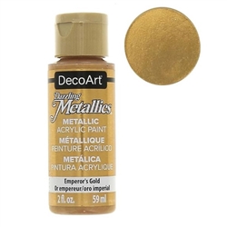 ACRYLIC AMERICANA 2 onz- 59 ml METALLIC EMPERORS GOLD DA148