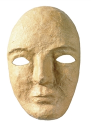 PAPER MACHE FULL MASK CE4190