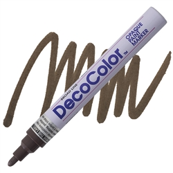 PAINT MARKER DECOCOLOR OIL BROAD DARK BROWN UC300S-18