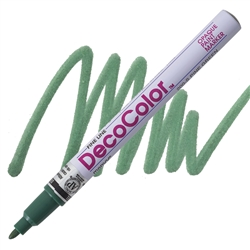 PAINT MARKER DECOCOLOR OIL BROAD PINE GREEN UC300S-72