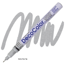 PAINT MARKER DECOCOLOR OIL EXTRA FINE SILVER 120-S cod.120812