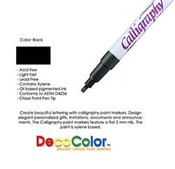 PAINT MARKER DECOCOLOR OIL CALLIGRAPHY BLACK 125-S 012500100