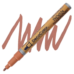 DECOCOLOR PREMIUM PAINT MARKER 3MM FINE TIP - COPPER UC240S-CPR