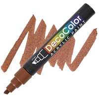 MARKER DECO ACRYLIC 6 BROWN UC315S-6