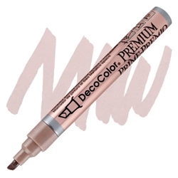 DECOCOLOR PREMIUM PAINT MARKER 5MM CHISEL TIP - ROSE GOLD 0350RGLOO