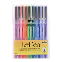 MARKER SET LEPEN FINE LINE - BRIGHT SET/10 -  4300-10C 430010C