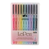 MARKER SET LEPEN FINE LINE - PASTEL SET/10  4300-10P 430010P