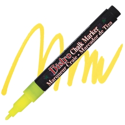 MARKER CHALK BISTRO MEDIUM 2mm FLOURESCENT YELLOW UC480S-F5