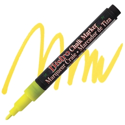 MARKER CHALK BISTRO FINE 1mm FLUORESCENT YELLOW UC482S-F5