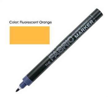 FABRIC MARKER FINE FL ORANGE 522-S 522708