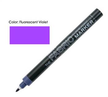 FABRIC MARKER FINE FL VIOLET 522-S 522807