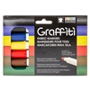 FABRIC MARKER SET GRAFFITI 5 PRIMARY 560-6A - 056006A