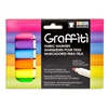 GRAFFITI FABRIC MARKER SET 6PC FLUORESCENT COLORS 560-C - 056006C