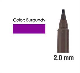 CALLIGRAPHY MARKER F BURGUNDY 6000-S 602806